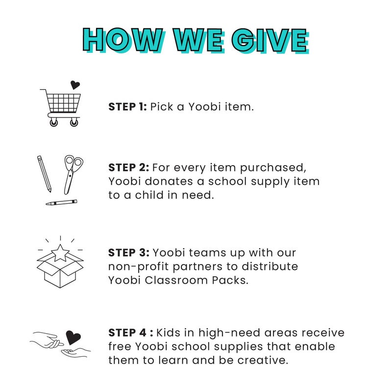 Yoobi Index Cards with Case | 4 Pack of Fun | 400 Total Notecards with Holder | Create Flash Cards for Homeschool - Image 4